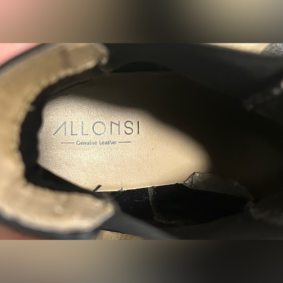 Allonsi Agnes Womens Leather Chelsea Boot Size 10 - Picture 8 of 9